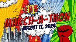 The Band March-A-Thon is August 17, 2024